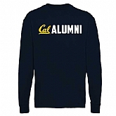 Cal Bears Wordmark Alumni Long Sleeve WEM T-Shirt - Navy Blue